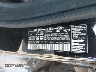 2011 Mercedes-Benz C 300 Sport with VIN WDDGF8BB1BR180376, listed as a IAAI auction lot 42669416 with Not provided miles and . Bid and sale history available at DreamBid. Image 9.