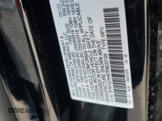 2023 Honda Pilot EX-L z VIN 5FNYG1H47PB033195, wystawiony jako Copart lot #55359975 z przebiegiem Nie podano mil oraz Szkoda całkowita • Salvage title. Historia ofert i sprzedaży dostępna na DreamBid. Obrazek 14.
