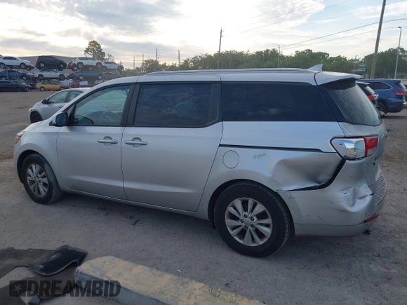 2016 Kia Sedona LX with VIN KNDMB5C13G6179817, listed as a IAAI auction lot 41908690 with 190,357 mi miles. Bid and sale history available at carsss.com. Image 13.