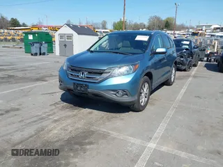 2013 Honda CR-V EX-L with VIN 5J6RM4H71DL003024, listed as a IAAI auction lot 41889010 with 147,126 mi miles. Bid and sale history available at carsss.com. Image 2.