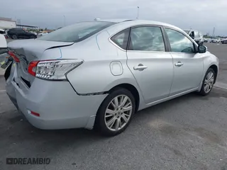2015 Nissan Sentra S with VIN 3N1AB7AP3FY282767, listed as a IAAI auction lot 41904576 with 162,210 mi miles. Bid and sale history available at carsss.com. Image 4.