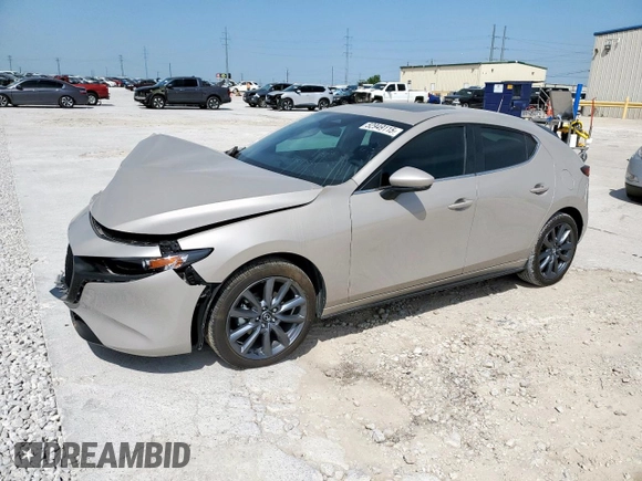 2024 Mazda 3 S Preferred with VIN JM1BPALM5R1721303, listed as a Copart auction lot 52949115 with 4,557 mi miles and Salvage title. Bid and sale history available at DreamBid. Image 1.