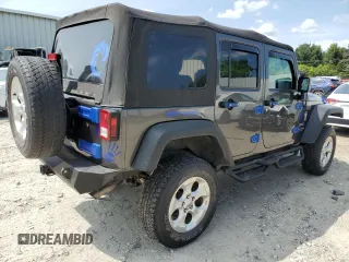 2018 Jeep Wrangler JK Unlimited Sport S with VIN 1C4BJWDG3JL899209, listed as a Copart auction lot 67705634 with 100,679 mi miles and Salvage Title. Bid and sale history available at carsss.com. Image 3.