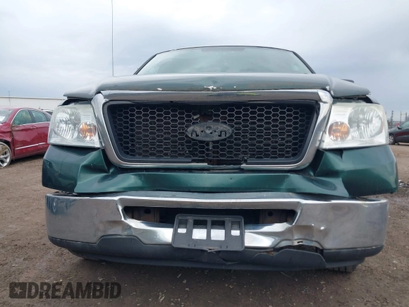 2007 Ford F-150 XL with VIN 1FTRF12287NA51298, listed as a IAAI auction lot 42100081 with 174,989 mi miles. Bid and sale history available at carsss.com. Image 6.