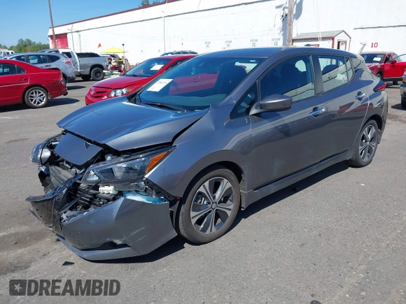2020 Nissan LEAF SV with VIN 1N4AZ1CP4LC307981, listed as a IAAI auction lot 42068236 with 32,488 mi miles and . Bid and sale history available at DreamBid. Image 20.