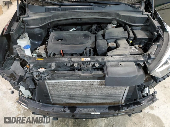 2017 Hyundai Santa Fe 2.4L with VIN 5NMZUDLB1HH022813, listed as a Copart auction lot 76973494 with 100,866 mi miles and Salvage title. Bid and sale history available at DreamBid. Image 11.