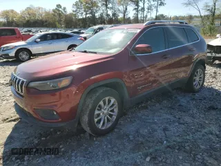 2019 Jeep Cherokee Latitude with VIN 1C4PJLCB6KD326276, listed as a Copart auction lot 50255555 with 41,179 mi miles and Salvage Title. Bid and sale history available at DreamBid. Image 1.