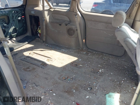 2000 Toyota Sienna LE with VIN 4T3ZF13CXYU312352, listed as a IAAI auction lot 42629403 with 166,361 mi miles and . Bid and sale history available at DreamBid. Image 8.