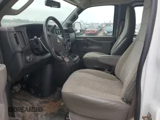 2020 Chevrolet Express Cargo Van with VIN 1GCWGAFP3L1254185, listed as a Copart auction lot 43260375 with 59,636 mi miles and Clean Title. Bid and sale history available at carsss.com. Image 7.