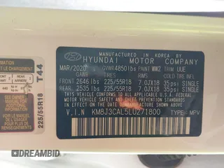 2020 Hyundai Tucson Limited z VIN KM8J3CAL5LU271800, wystawiony jako IAAI lot #41403390 z przebiegiem 90 718 mil mil oraz . Historia ofert i sprzedaży dostępna na DreamBid. Obrazek 9.