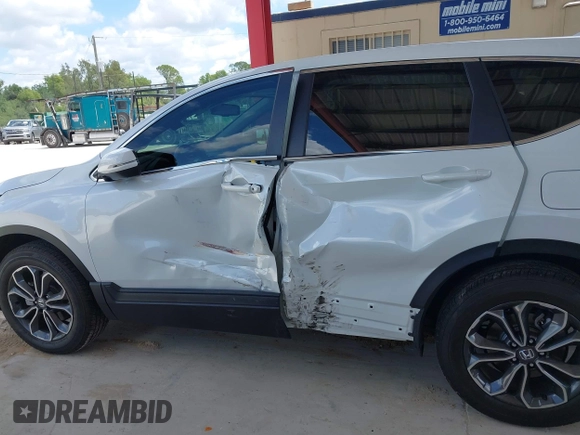 2022 Honda CR-V EX-L with VIN 7FARW2H8XNE012309, listed as a IAAI auction lot 41920452 with 7,286 mi miles. Bid and sale history available at carsss.com. Image 6.