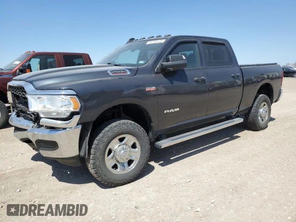 2021 Ram 2500 Tradesman with VIN 3C6UR5CJ4MG638608, listed as a Copart auction lot 53738125 with 90,447 mi miles and Salvage title. Bid and sale history available at DreamBid. Image 1.