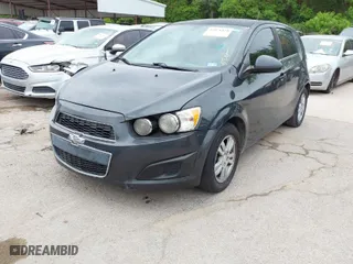 2015 Chevrolet Sonic LT with VIN 1G1JC6SH1F4198955, listed as a IAAI auction lot 42076228 with 167,854 mi miles. Bid and sale history available at carsss.com. Image 2.