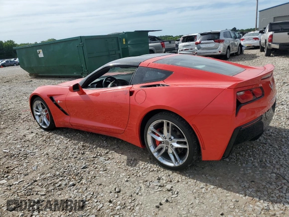 2015 Chevrolet Corvette 1LT with VIN 1G1YB2D73F5123313, listed as a Copart auction lot 55674454 with 72,831 mi miles and Salvage Title. Bid and sale history available at carsss.com. Image 2.