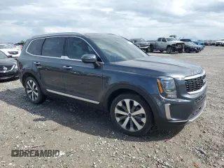 2022 Kia Telluride S with VIN 5XYP64HC6NG245499, listed as a Copart auction lot 54368215 with 31,624 mi miles and Salvage title. Bid and sale history available at DreamBid. Image 4.
