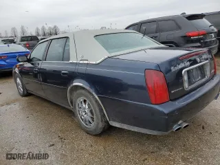 2002 Cadillac DeVille with VIN 1G6KD57Y62U182386, listed as a Copart auction lot 39178934 with 167,340 mi miles and Salvage Title. Bid and sale history available at carsss.com. Image 2.