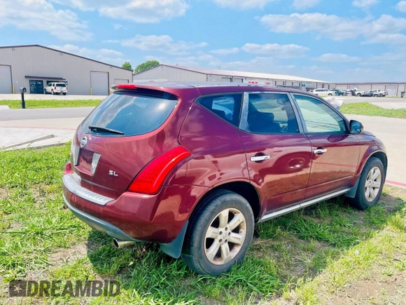 2007 Nissan Murano SL with VIN JN8AZ08T27W527641, listed as a Copart auction lot 56047425 with 121,670 mi miles and Salvage Title. Bid and sale history available at carsss.com. Image 4.