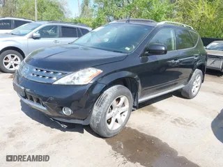 2006 Nissan Murano SL with VIN JN8AZ08W06W503802, listed as a IAAI auction lot 42092158 with 189,052 mi miles. Bid and sale history available at carsss.com. Image 2.