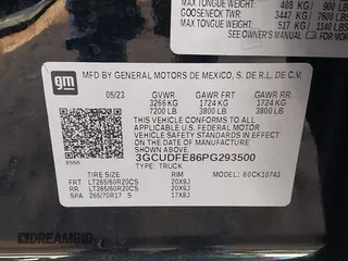 2023 Chevrolet Silverado 1500 LT Trail Boss with VIN 3GCUDFE86PG293500, listed as a IAAI auction lot 41071914 with 17,903 mi miles and . Bid and sale history available at DreamBid. Image 9.
