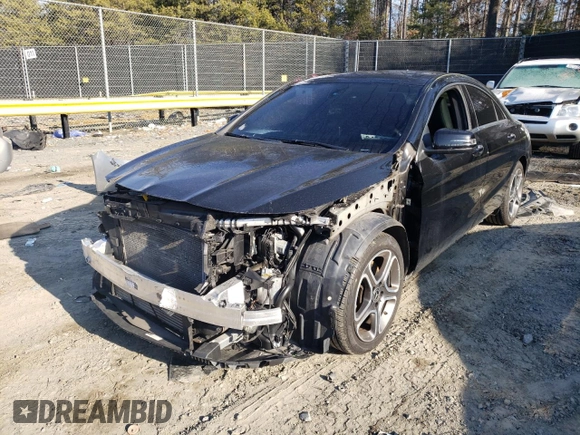 2018 Mercedes-Benz CLA with VIN WDDSJ4GB3JN527819, listed as a Copart auction lot 34890222 with 70,802 mi miles. Bid and sale history available at carsss.com. Image 2.