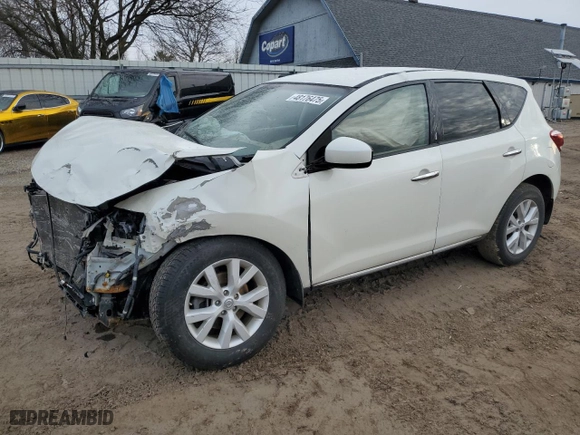 2011 Nissan Murano S with VIN JN8AZ1MW7BW158063, listed as a Copart auction lot 48176475 with 0 mi miles and Clean Title. Bid and sale history available at carsss.com. Image 1.