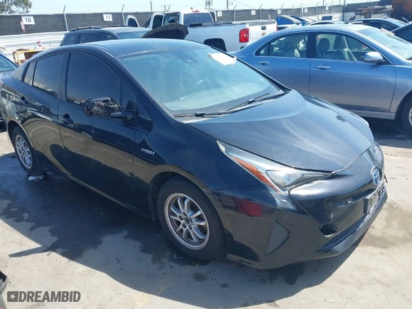 2018 Toyota Prius Two with VIN JTDKBRFU2J3067975, listed as a IAAI auction lot 41849812 with 107,033 mi miles. Bid and sale history available at carsss.com. Image 1.