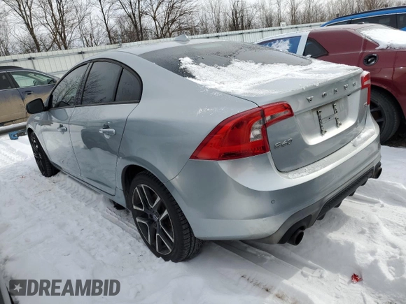 2018 Volvo S60 Dynamic with VIN YV126MFL9J2458491, listed as a Copart auction lot 44911625 with 146,960 mi miles and Clean Title. Bid and sale history available at carsss.com. Image 2.