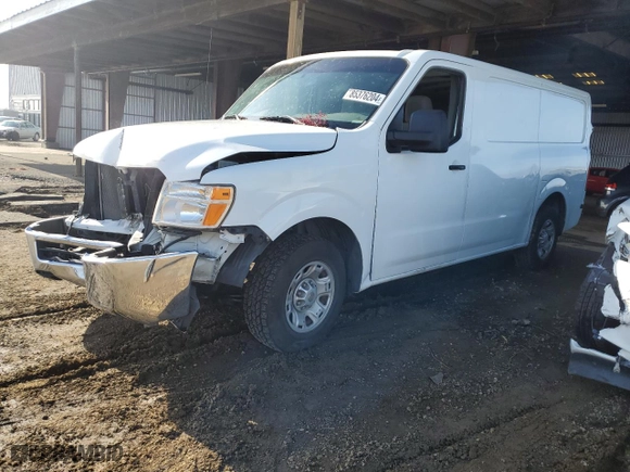 2013 Nissan NV SV with VIN 1N6AF0KY4DN114501, listed as a Copart auction lot 85376204 with 69,453 mi miles and Salvage Title. Bid and sale history available at carsss.com. Image 1.