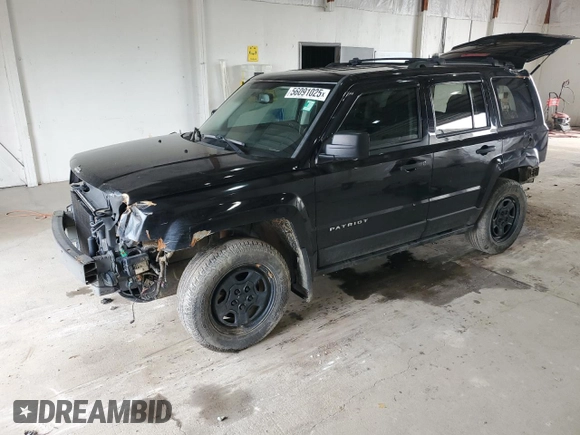 2016 Jeep Patriot Sport with VIN 1C4NJRBB2GD786697, listed as a Copart auction lot 56091025 with 106,762 mi miles and Salvage title. Bid and sale history available at DreamBid. Image 1.