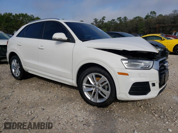 2017 Audi Q3 Premium with VIN WA1BCCFS0HR006957, listed as a Copart auction lot 36330633 with 86,287 mi miles. Bid and sale history available at carsss.com. Image 4.