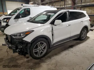 2017 Hyundai Santa Fe Limited Ultimate with VIN KM8SRDHF0HU252426, listed as a Copart auction lot 42775015 with 101,293 mi miles and Salvage Title. Bid and sale history available at carsss.com. Image 1.