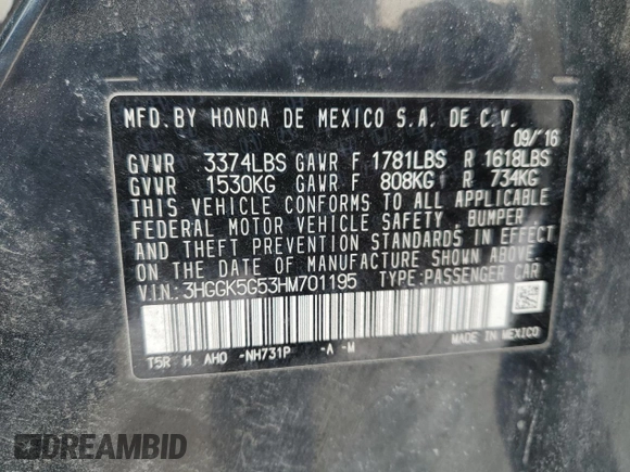 2017 Honda Fit LX with VIN 3HGGK5G53HM701195, listed as a Copart auction lot 44344495 with 79,752 mi miles and Salvage Title. Bid and sale history available at DreamBid. Image 13.