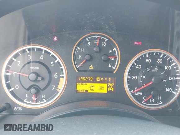 2013 Nissan Titan S with VIN 1N6AA0EC5DN304015, listed as a IAAI auction lot 41828891 with 136,279 mi miles and . Bid and sale history available at DreamBid. Image 7.