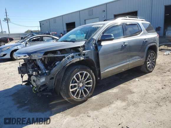 2021 GMC Acadia Denali with VIN 1GKKNPLS2MZ184833, listed as a Copart auction lot 86403574 with 19,498 mi miles and Salvage Title. Bid and sale history available at carsss.com. Image 1.