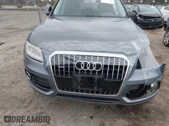 2013 Audi Q5 Premium with VIN WA1CFAFP7DA010721, listed as a IAAI auction lot 41703362 with 96,909 mi miles. Bid and sale history available at carsss.com. Image 16.
