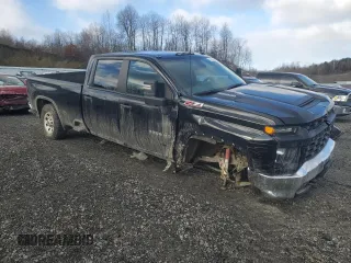 2023 Chevrolet Silverado 3500HD Work Truck with VIN 1GC4YSEY4PF122615, listed as a Copart auction lot 42308435 with 77,996 mi miles and Salvage Title. Bid and sale history available at DreamBid. Image 4.