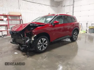 2022 Nissan Rogue SV with VIN 5N1BT3BB1NC671050, listed as a IAAI auction lot 41460321 with 42,009 mi miles. Bid and sale history available at carsss.com. Image 18.