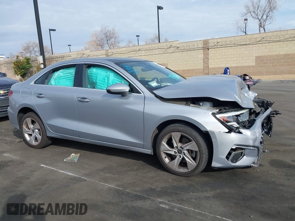 2023 Audi A3 Premium z VIN WAUAUDGY1PA051049, wystawiony jako IAAI lot #41719508 z przebiegiem Nie podano mil oraz . Historia ofert i sprzedaży dostępna na DreamBid. Obrazek 12.