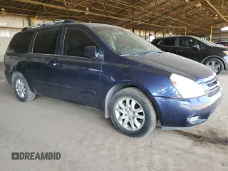 2009 Kia Sedona LX with VIN KNDMB233196279966, listed as a Copart auction lot 49606935 with 125,226 mi miles and Salvage Title. Bid and sale history available at carsss.com. Image 4.