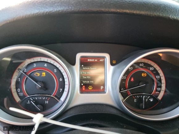 2019 Dodge Journey SE Value Pkg with VIN 3C4PDCABXKT859851, listed as a Copart auction lot 43612224 with 80,842 mi miles and Salvage Title. Bid and sale history available at carsss.com. Image 9.