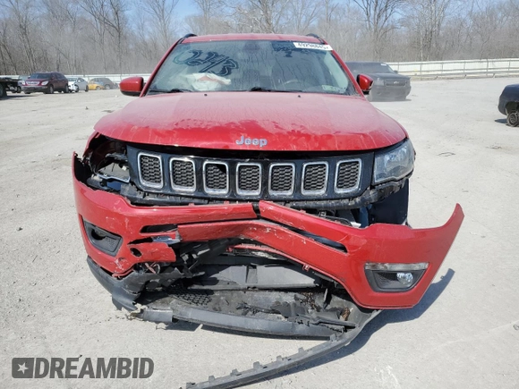 2020 Jeep Compass Latitude with VIN 3C4NJDBB6LT150324, listed as a Copart auction lot 49298845 with 44,160 mi miles and Salvage Title. Bid and sale history available at DreamBid. Image 5.