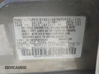 2019 Nissan Sentra S z VIN 3N1AB7APXKY265054, wystawiony jako IAAI lot #40929593 z przebiegiem 75 298 mil mil oraz . Historia ofert i sprzedaży dostępna na DreamBid. Obrazek 9.