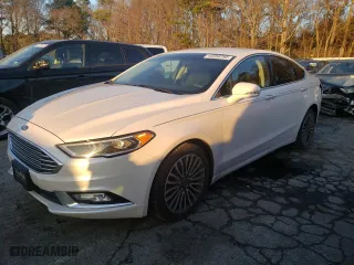2018 Ford Fusion Titanium with VIN 3FA6P0D93JR233652, listed as a Copart auction lot 43358795 with 76,637 mi miles and Salvage Title. Bid and sale history available at carsss.com. Image 1.