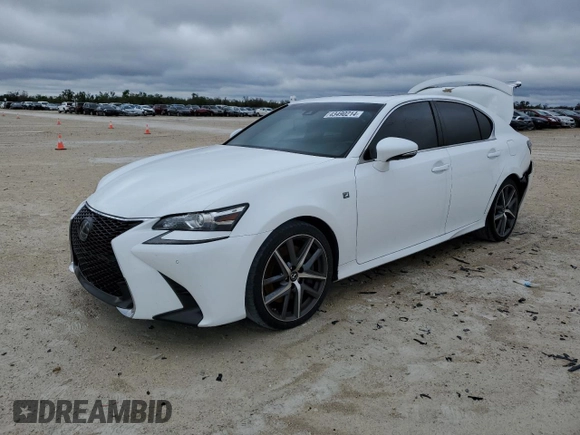 2016 Lexus GS 350 with VIN JTHBZ1BL0GA006511, listed as a Copart auction lot 43490214 with 75,777 mi miles. Bid and sale history available at carsss.com. Image 1.