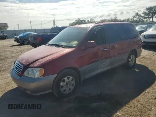 2003 Kia Sedona LX with VIN KNDUP131236411909, listed as a Copart auction lot 73715384 with 179,642 mi miles and Salvage Title. Bid and sale history available at carsss.com. Image 1.