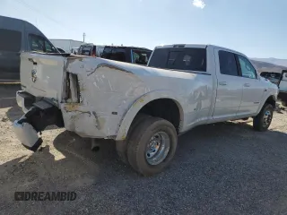 2021 Ram 3500 Laramie with VIN 3C63RRJL5MG689624, listed as a Copart auction lot 66408724 with 0 mi miles and Salvage Title. Bid and sale history available at carsss.com. Image 3.