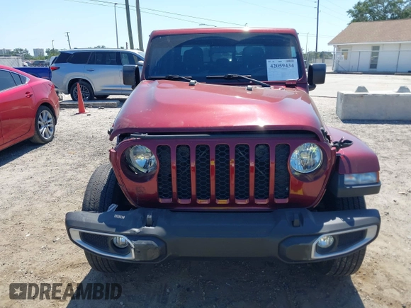2021 Jeep Gladiator Freedom with VIN 1C6HJTAG2ML549434, listed as a IAAI auction lot 42059434 with 29,041 mi miles and . Bid and sale history available at DreamBid. Image 13.