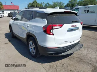 2022 GMC Terrain SLE with VIN 3GKALMEV6NL310501, listed as a IAAI auction lot 42061201 with 48,721 mi miles. Bid and sale history available at carsss.com. Image 3.