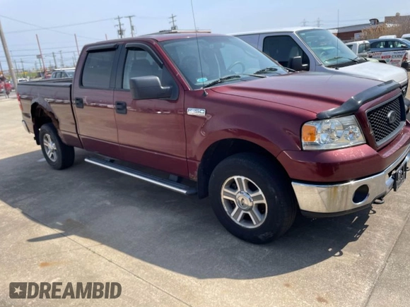 2006 Ford F-150 XLT with VIN 1FTPW14566FB12445, listed as a IAAI auction lot 42081245 with 209,417 mi miles. Bid and sale history available at carsss.com. Image 1.