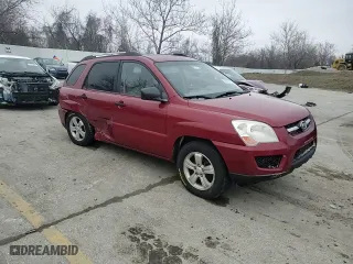 2009 Kia Sportage LX with VIN KNDJF724697600277, listed as a Copart auction lot 47852755 with 210,299 mi miles and Salvage Title. Bid and sale history available at carsss.com. Image 12.